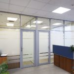 Глухая алюминиевая перегородка GFTD516