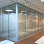 Офисная алюминиевая перегородка для кабинета